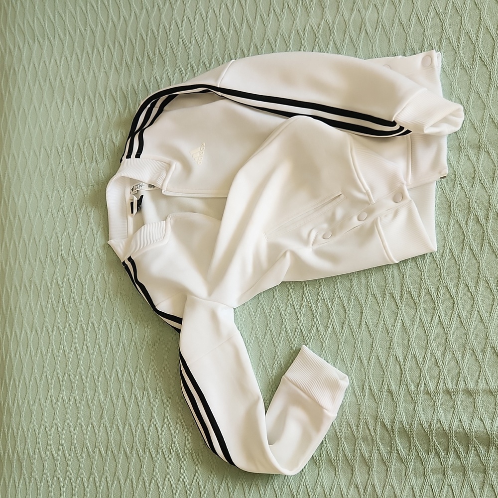 Adidas blouse white unisex size xs